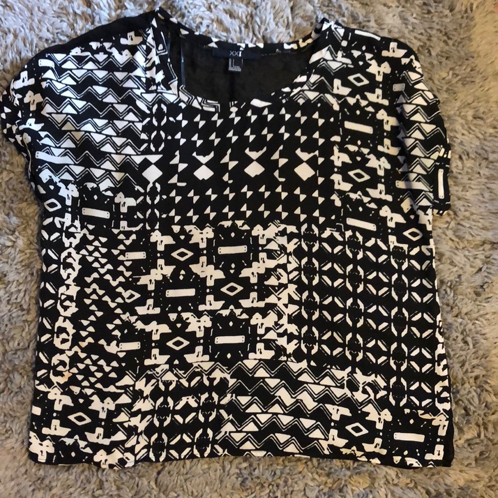 Forever 21 see through back t shirt